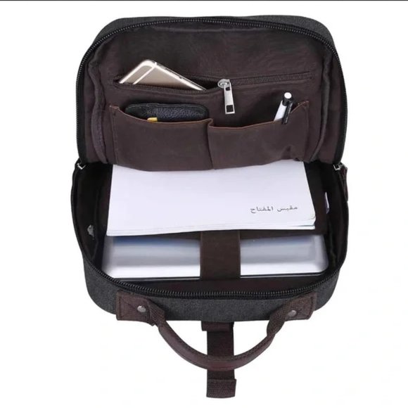 NWT S-Zone Sling Backpack in Dark Grey Canvas - Picture 5 of 12